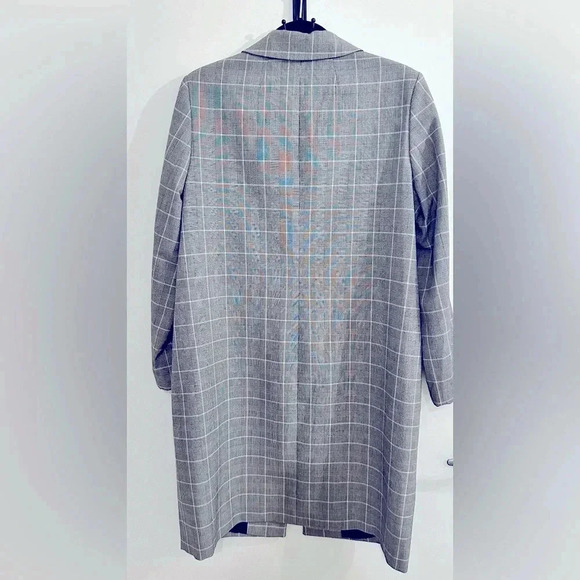 EUC DKNY Plaid Duster - Picture 2 of 2